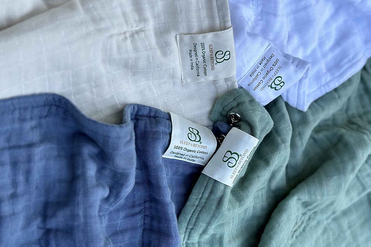 Organic Cotton Muslin Blanket