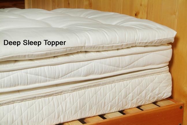 1.5&quot; Wool &quot;All Natural&quot; Topper - Deep Sleep